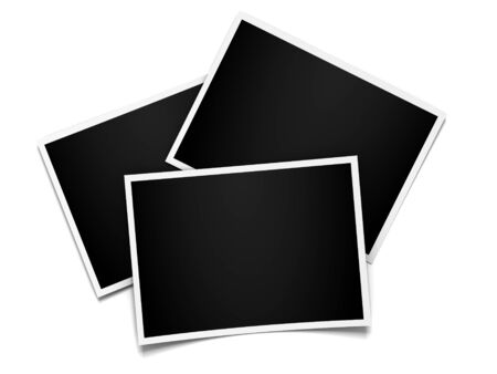 instant photo frames setの写真素材