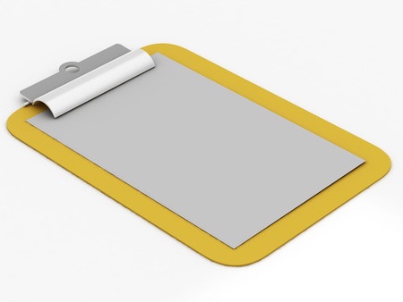 Clipboard isolated の写真素材