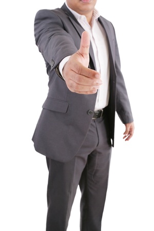 This is an image of business man offering a handshake. Success concept. の写真素材