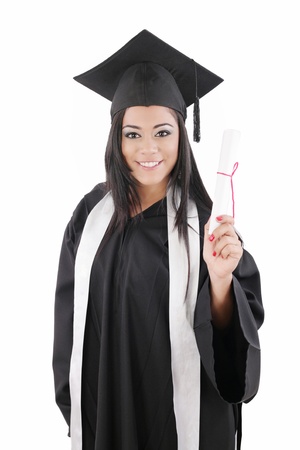 picture from a young graduation woman 
の写真素材