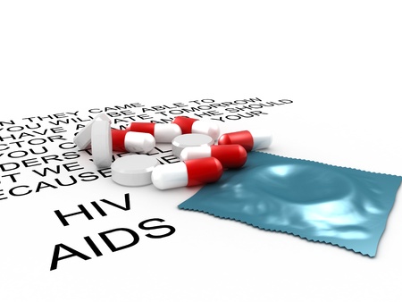 Aids medical and preventive treatmentの写真素材