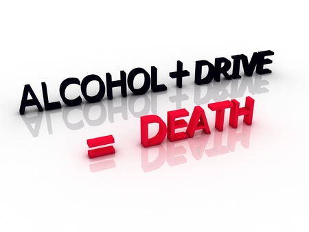 words meaning death when you drive and drink alcoholの写真素材