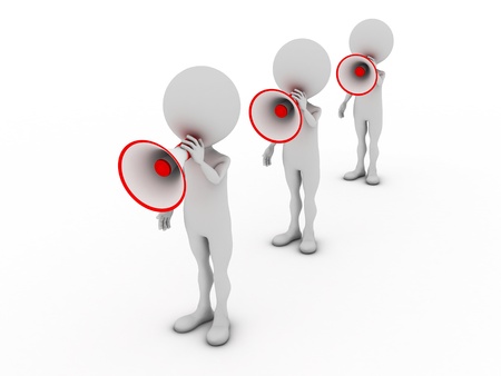Public speakers の写真素材