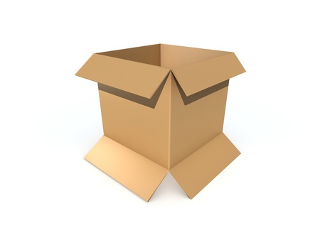 Open boxの写真素材