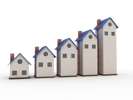 Increasing home sale の写真素材