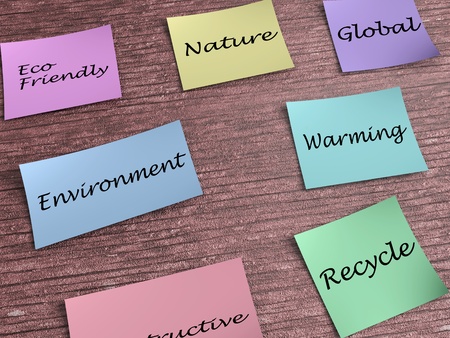 Saving the planet stickersの写真素材