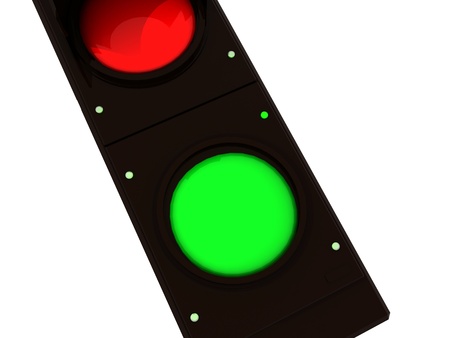 Green traffic light の写真素材