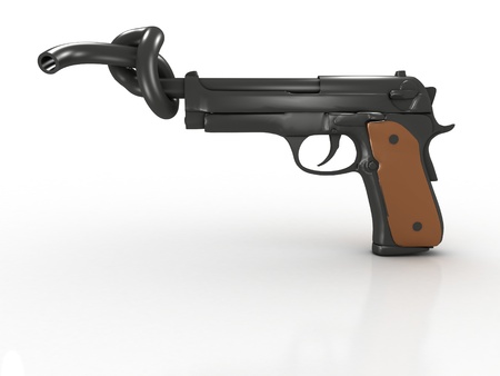 Stop Violence Or No Gun Prohibited の写真素材
