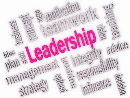 Leadership skill concept, 3d imagenの写真素材
