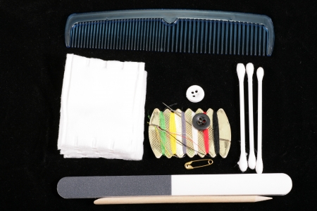 Beauty and care manicure and pedicure tools and products の写真素材