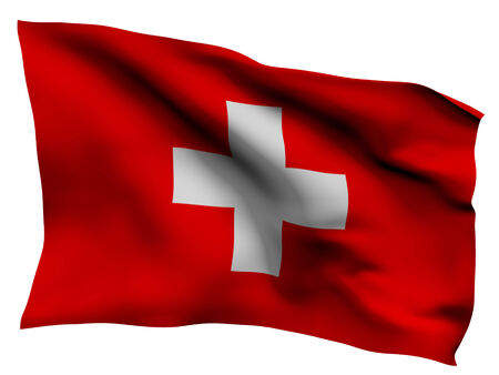 Switzerland Flag の写真素材