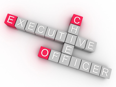 3d imagen CEO  issues concept word cloud backgroundの写真素材
