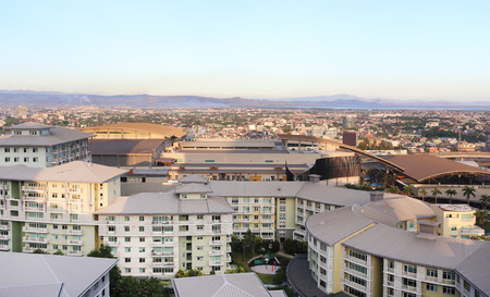 Aerial View of the Skyline of Manila, Philippinesのeditorial素材