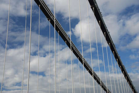 cable bridgeの写真素材