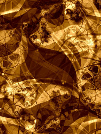 computer generated abstract designsの写真素材