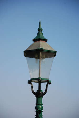 lamp on the sky backgroundの写真素材