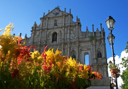 Ruins of St.Paulの写真素材