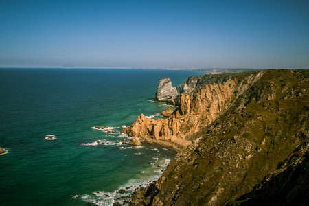 A beautiful landscape on Cabo da Roca in Portugal