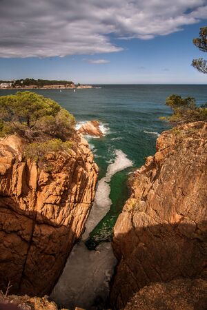 A beautiful coastal landscape of Mediterranean sea in Spain