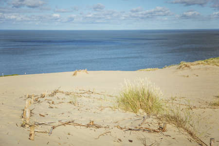 A beautiful sand dunes in a Neringa National park. Travel photoの写真素材