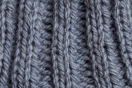 A beautiful closeup of a hand knitted warm and soft wool pattern. Soft socks or scarf of natural...