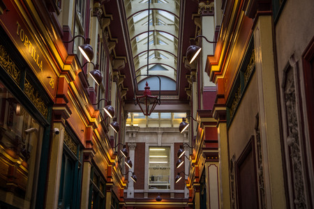 A beautiful architectural details  on a street in London. City buildings.のeditorial素材