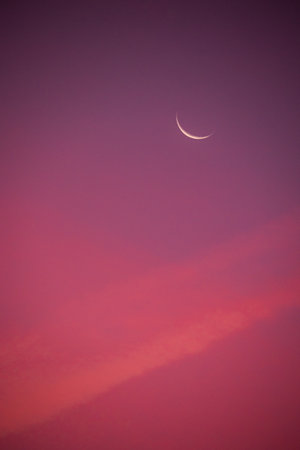 A beautiful morning skies during the sunrise in Latvia, Europe. Summer scenery of Northern Europe.の写真素材