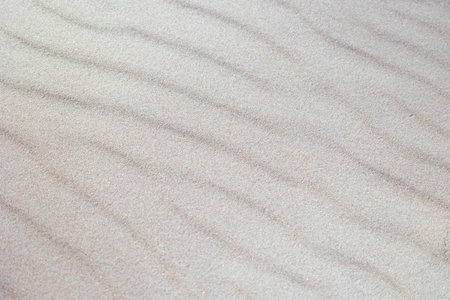 Beautiful sand patterns at the beach of Baltic Sea. Sunny summer evening in Latvia.の写真素材