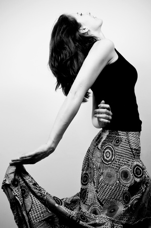 Portrait of a beautiful girlの写真素材