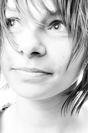 Portrait of a beautiful girlの写真素材