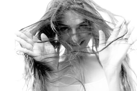 Portrait of a beautiful girlの写真素材