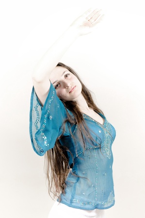 Portrait of a beautiful girlの写真素材