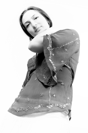 Portrait of a beautiful girlの写真素材