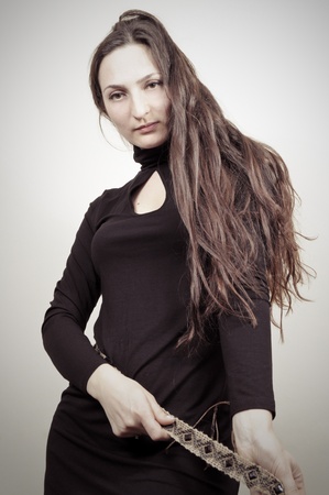 Portrait of a beautiful girlの写真素材