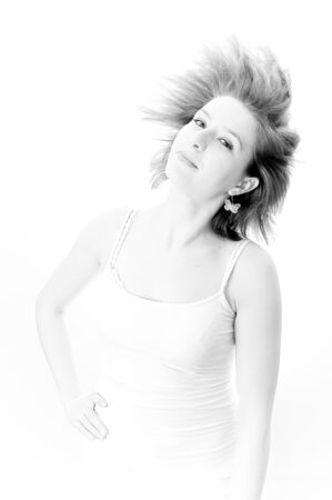 attractive beauty woman smilingの写真素材