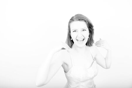 attractive beauty woman smilingの写真素材