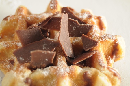 waffles de liegeの写真素材