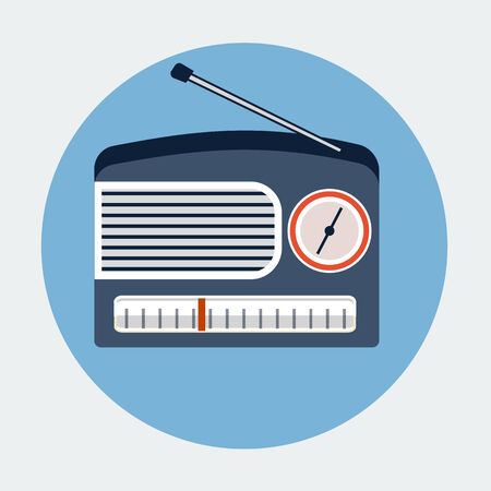 Vector Radio Iconのイラスト素材