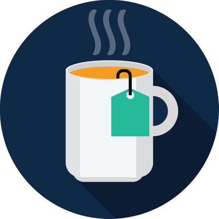 Vector tea cup iconのイラスト素材