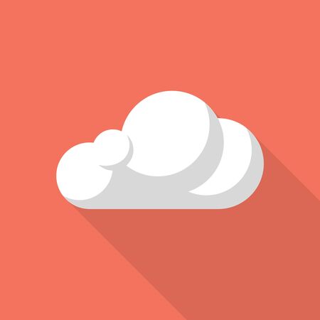 Vector cloud iconのイラスト素材