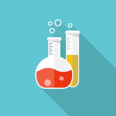 Vector laboratory glasswareのイラスト素材