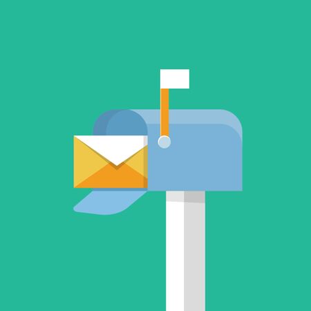 A Vector mailbox icon.のイラスト素材