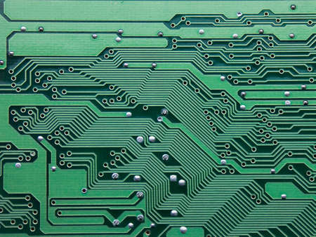 Motherboard close-upの写真素材