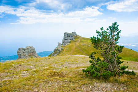 Landmark - Ghost Valley, Demerdji, Crimea, Ukraine.の写真素材