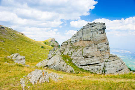 Landmark - Ghost Valley, Demerdji, Crimea, Ukraine.の写真素材