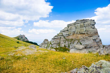 Landmark - Ghost Valley, Demerdji, Crimea, Ukraine.の写真素材