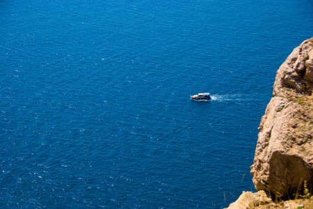 Boat in a seaの写真素材