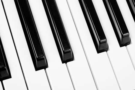Fragment of a piano keyboard