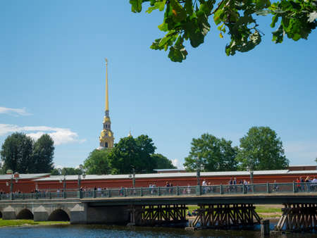 The Peter and Paul Fortress, St. Petersburg, Russiaのeditorial素材
