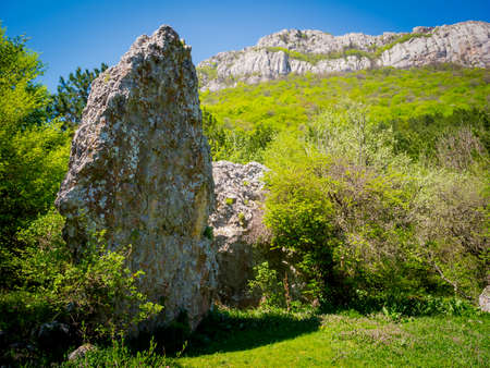 Summer mountain landscape in Crimea, Ukraine